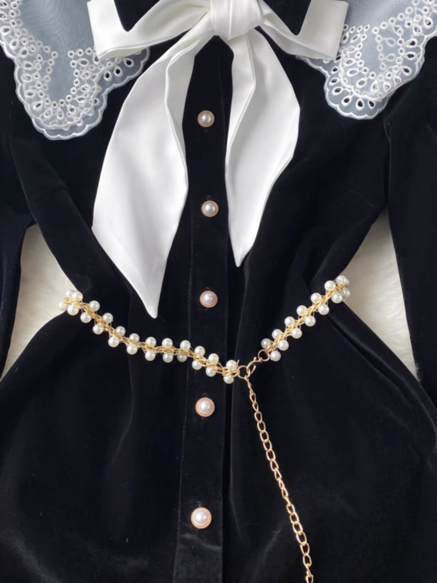 Fit for a royal cashmere dress FD254 image