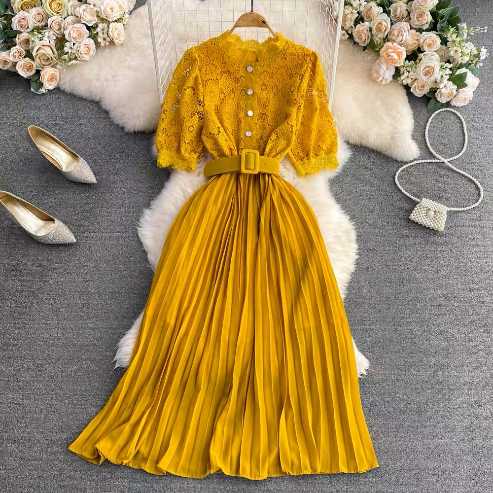 He knows me best lace dress FD203 image