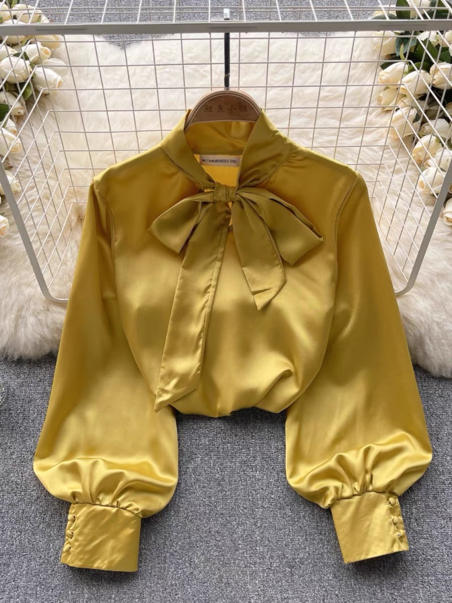 Too good for you silk blouse BE220