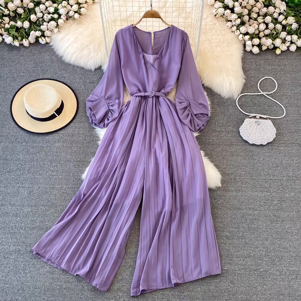 Dollar signs pleat jumpsuit JRZZ512 image