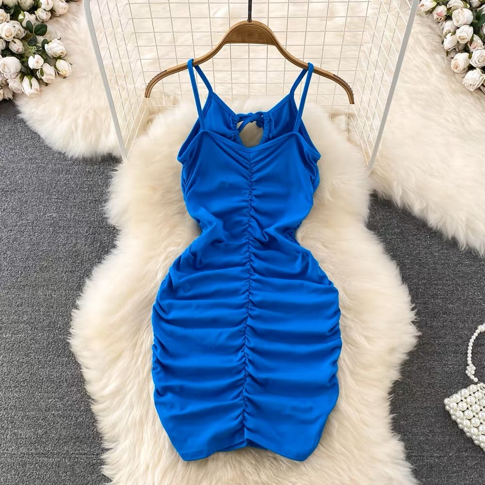 Most beautiful ruched gown image