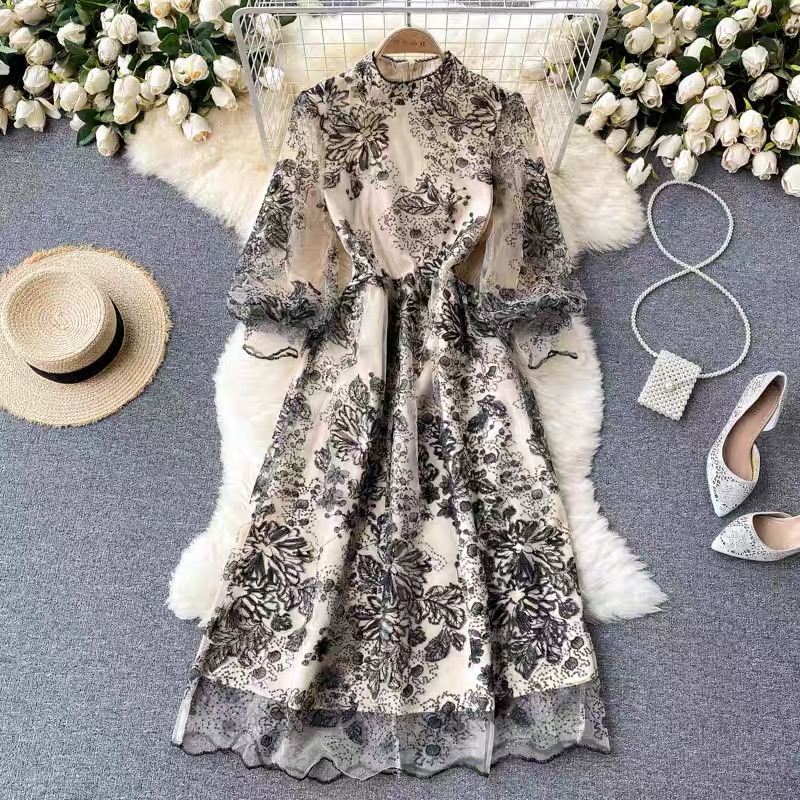 Rich boss babe mesh dress FD238 image