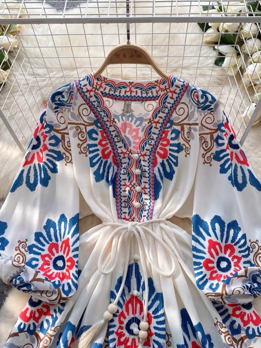 Special print dress ED94 image