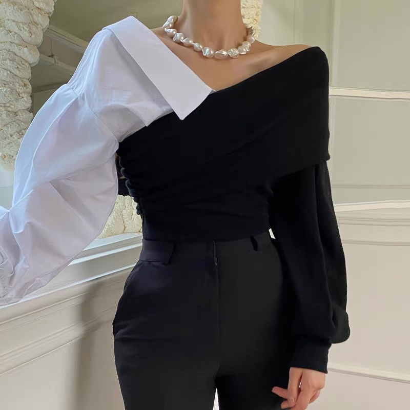 Fashion wave top TZZ856 image