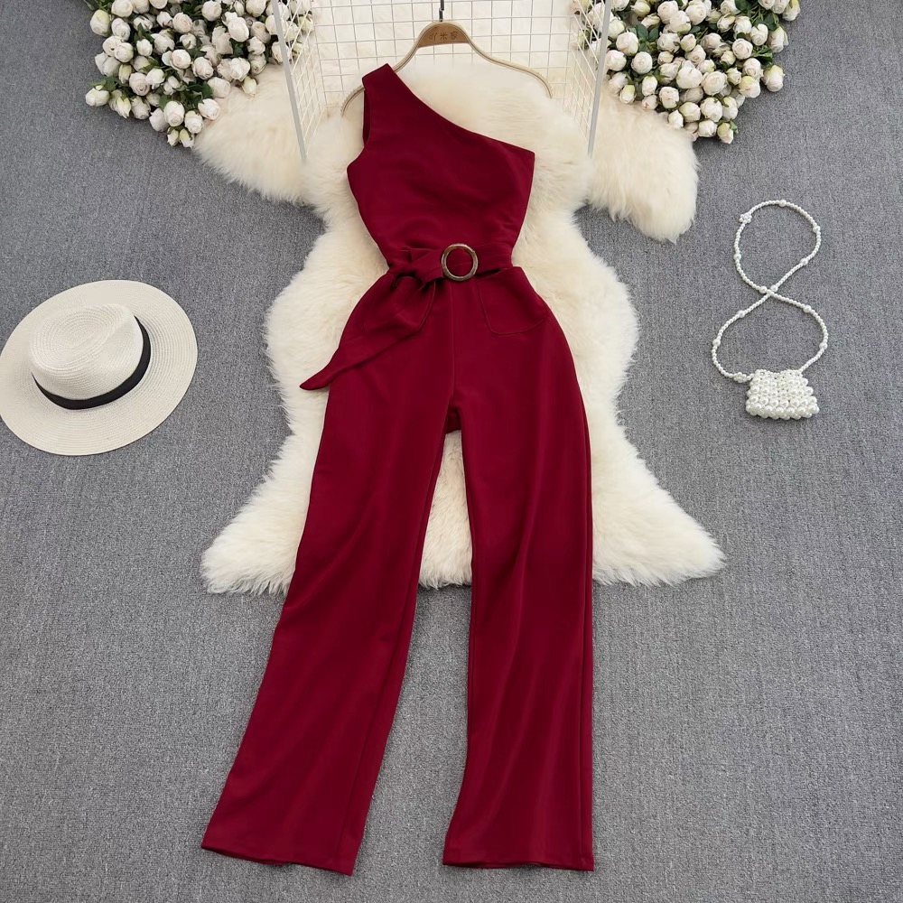 Bring the drama Capri short jumpsuit JRZZ467 image