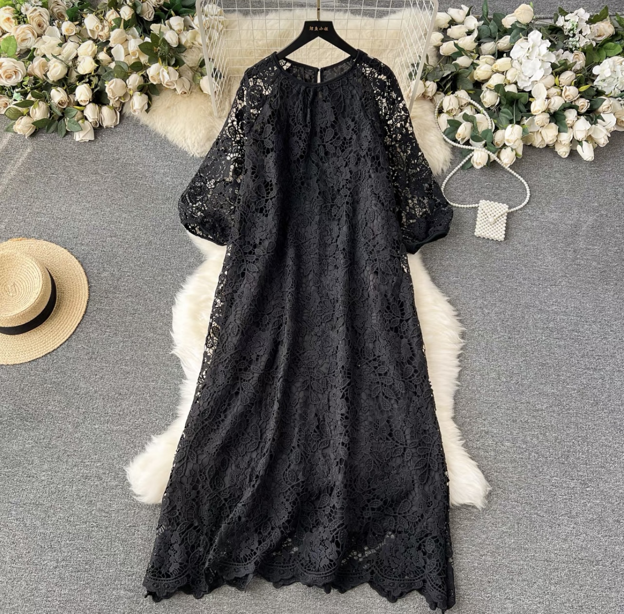 Find me by the beach lace dress FD538 image