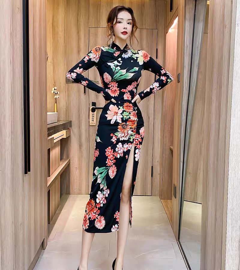Crazy but you like it floral gown CBC34