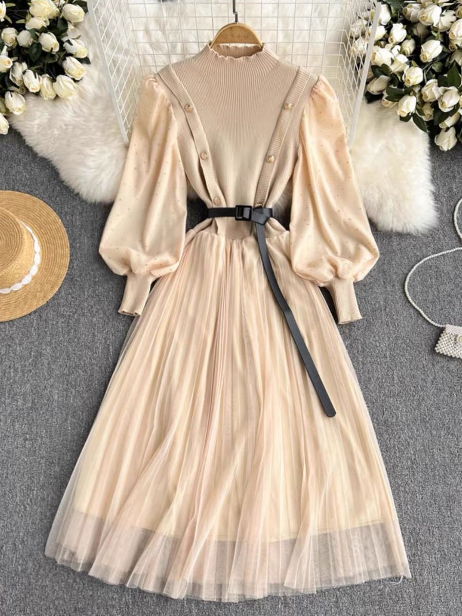 Back to school dress & belt KD176 image