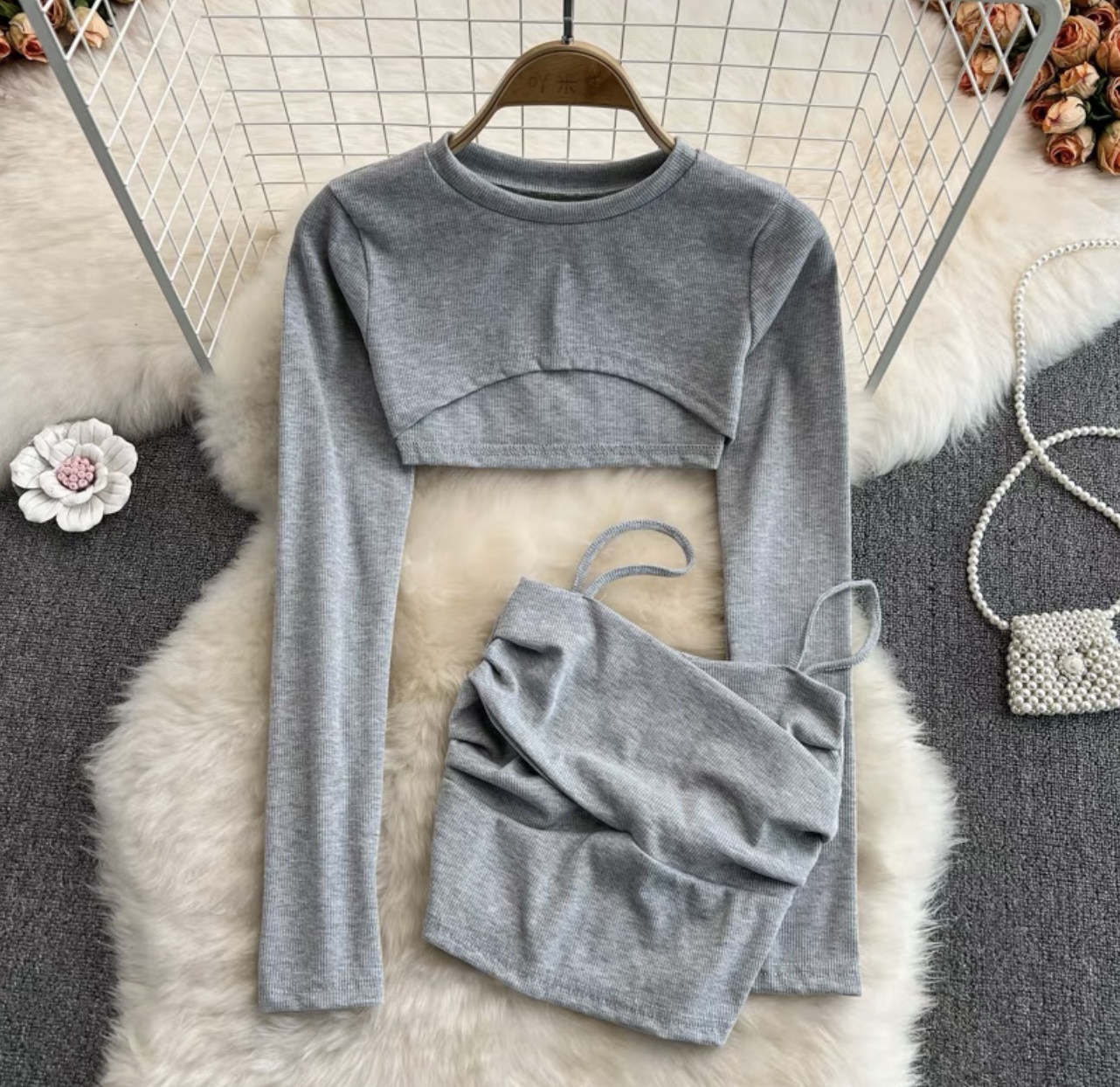 Sweet love top & vest TZZ729 image
