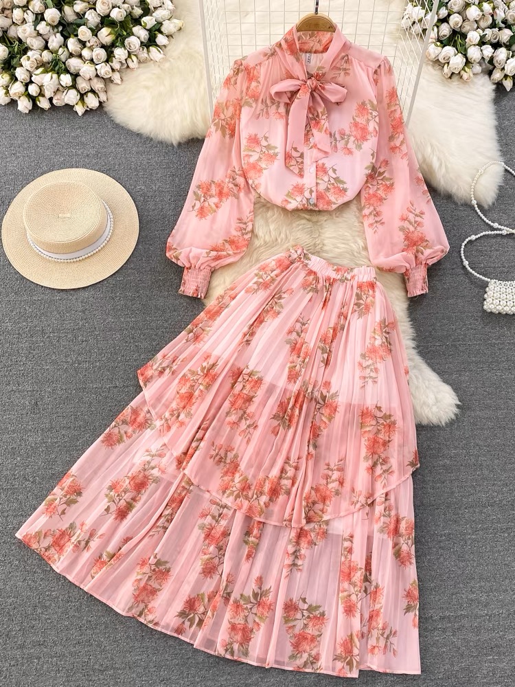 Keep tradition print dress TPZZ1755 image