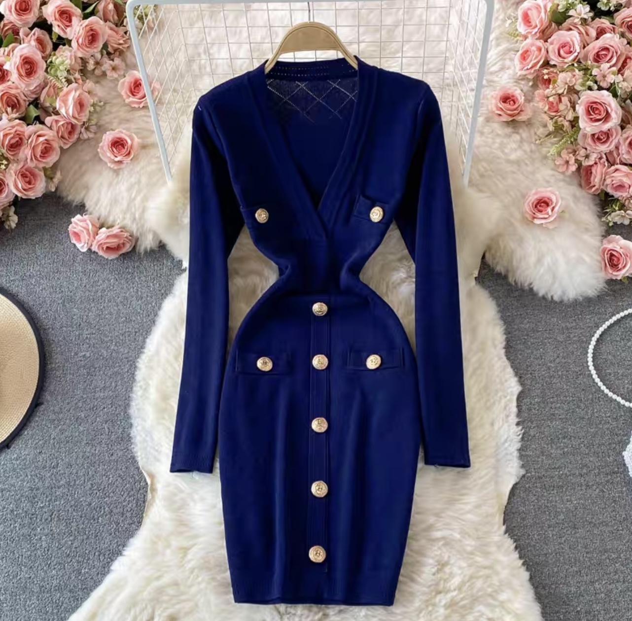 Casual date sweater gown KBC39 image