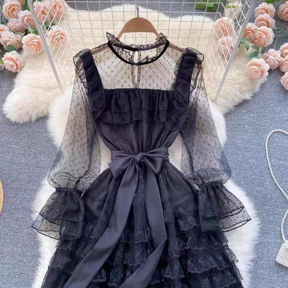 Pamela mesh dress FD88 image