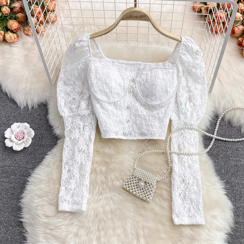 Joyous nights lace top TZZ804 image
