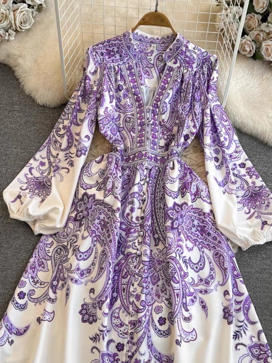 Push the boundaries print dress ED148 image