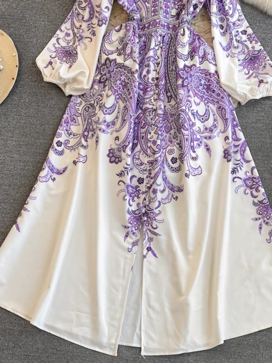 Push the boundaries print dress ED148 image