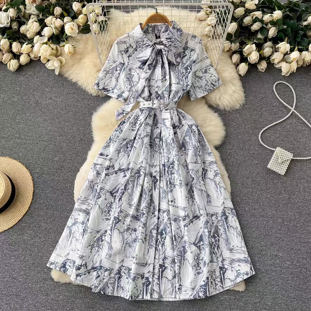 Soulmate print dress CD126 image