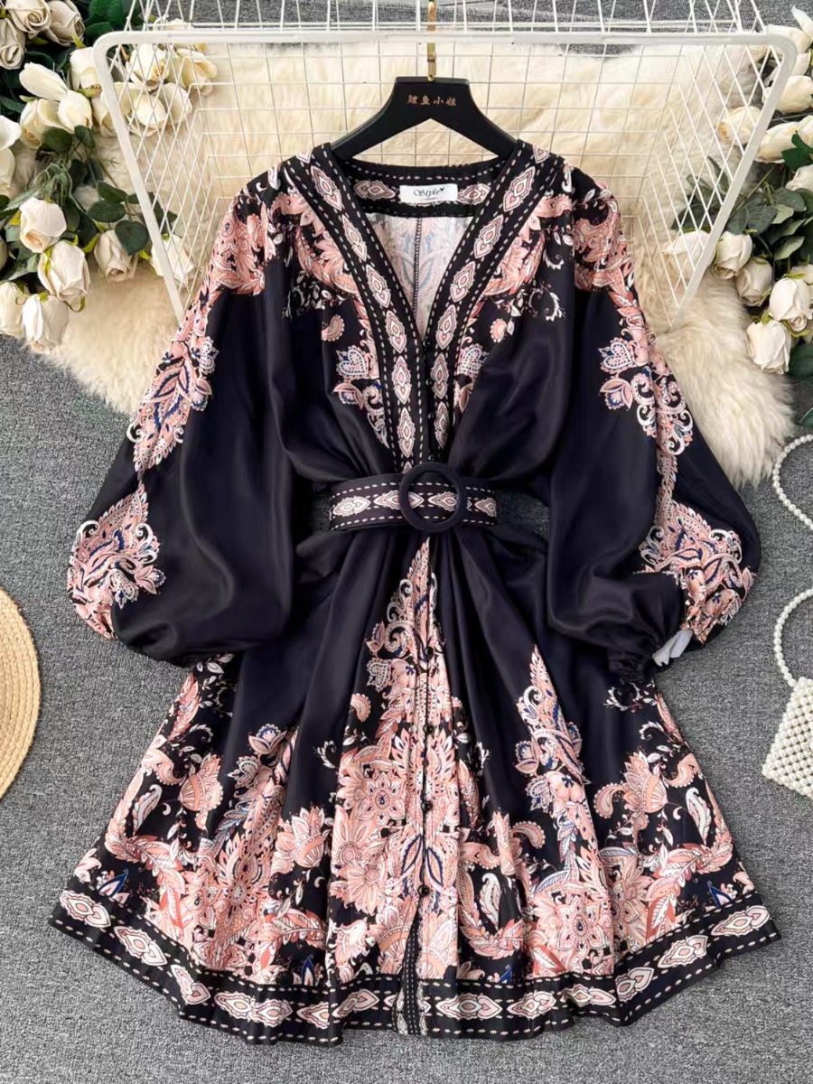 Fight for my love print dress ED89 image