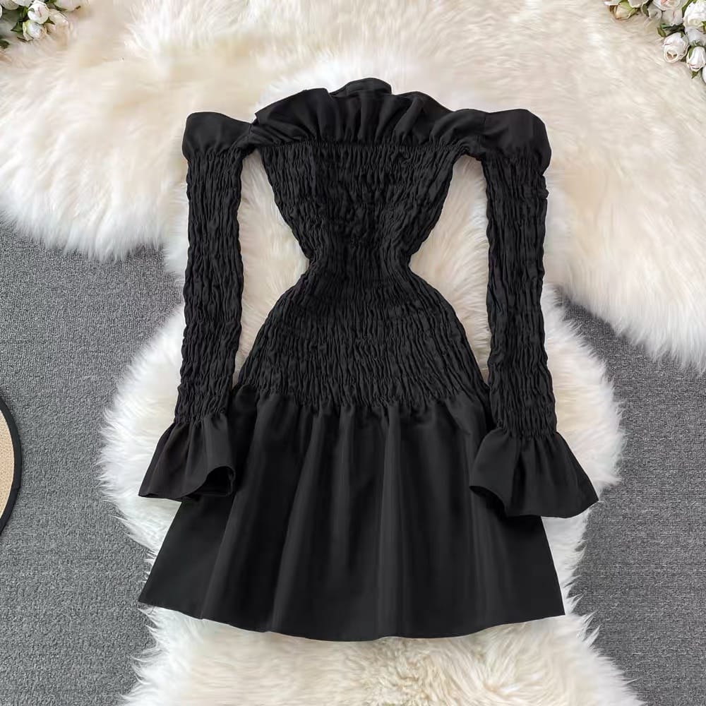 Dusted in glitter ruched gown CD62 image