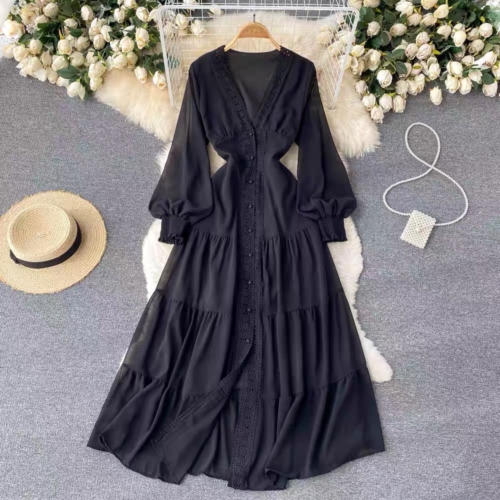 Wavy beach summer dress CD113 image