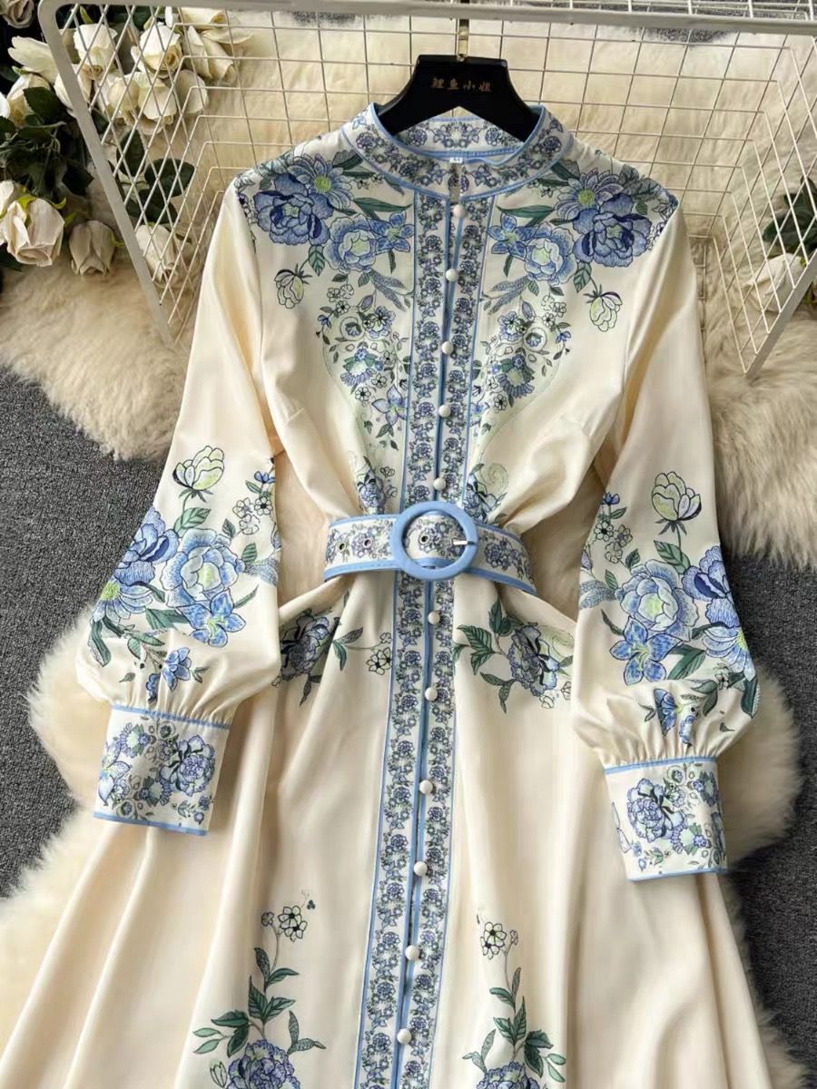 So much to love print dress ED198 image