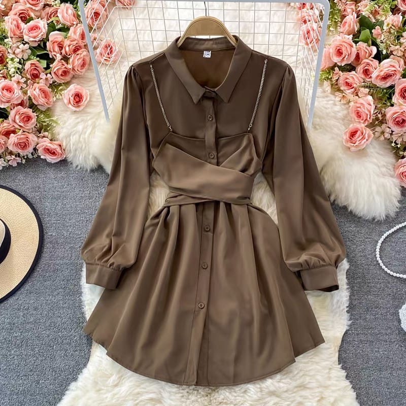 Make me yours shirt dress SDZZ343 image