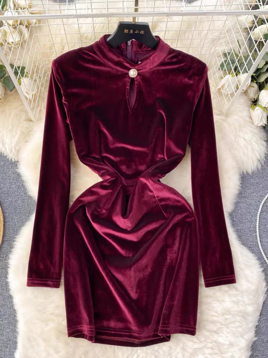 Velvet beauty dress CBC274