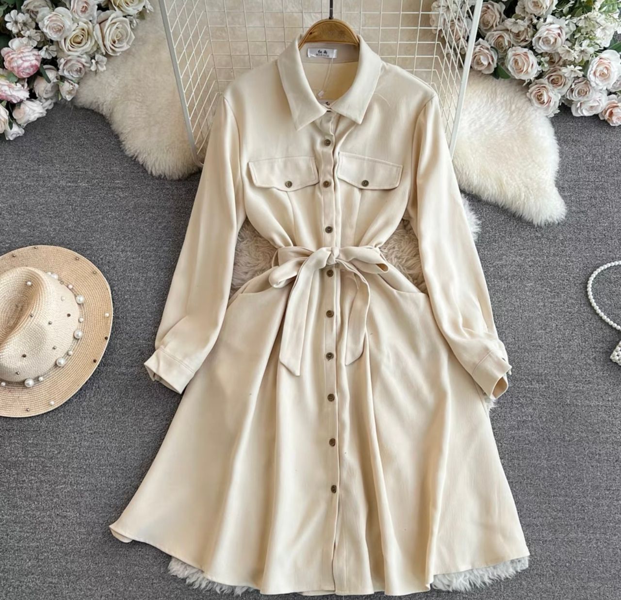 Your addiction suede shirt dress SDZZ926 image