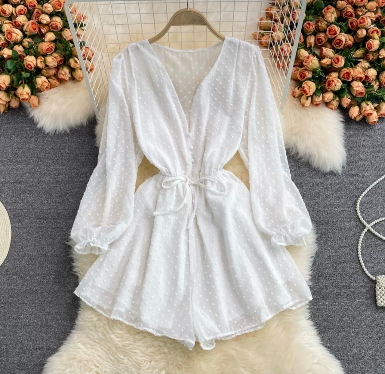 Setting the mood cotton jumpsuit JRZZ516 image