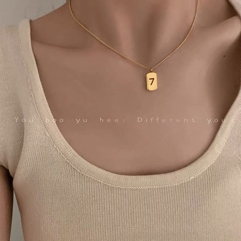 Your lucky number 7 necklace JW113 image