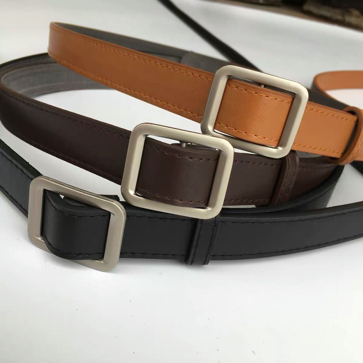 True icon leather belt AC105 image