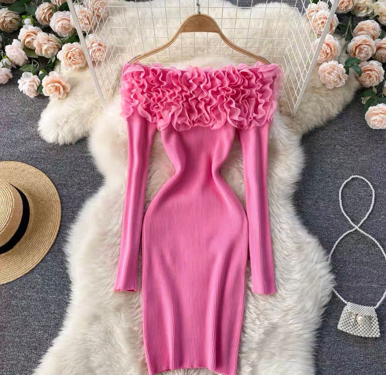 My role model knitted dress KBC164 image