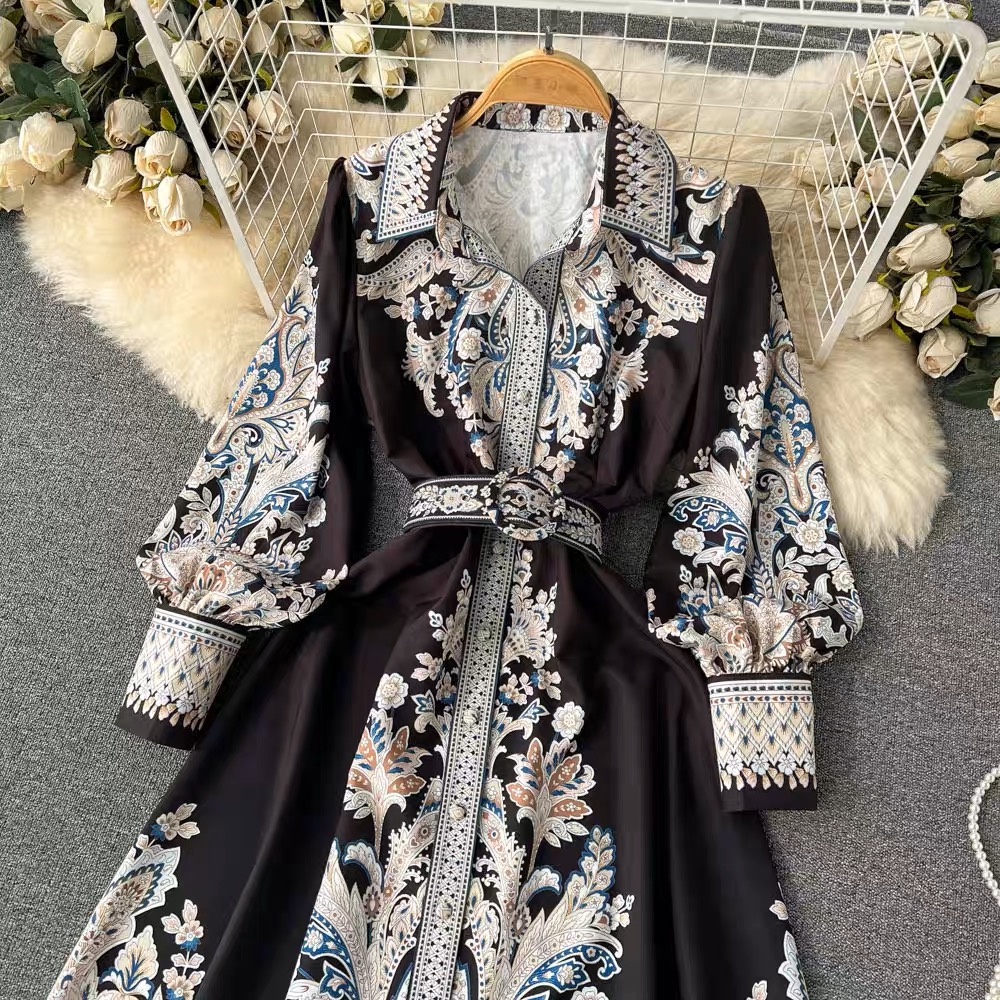 High speed love print dress ED33 image