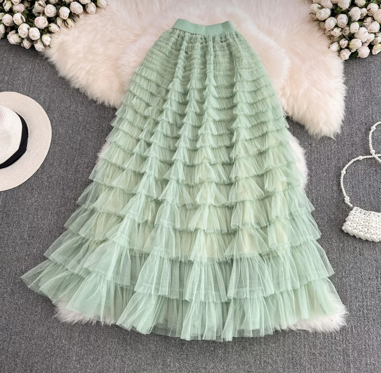 Taken for the day ruffle skirt SZZ189 image