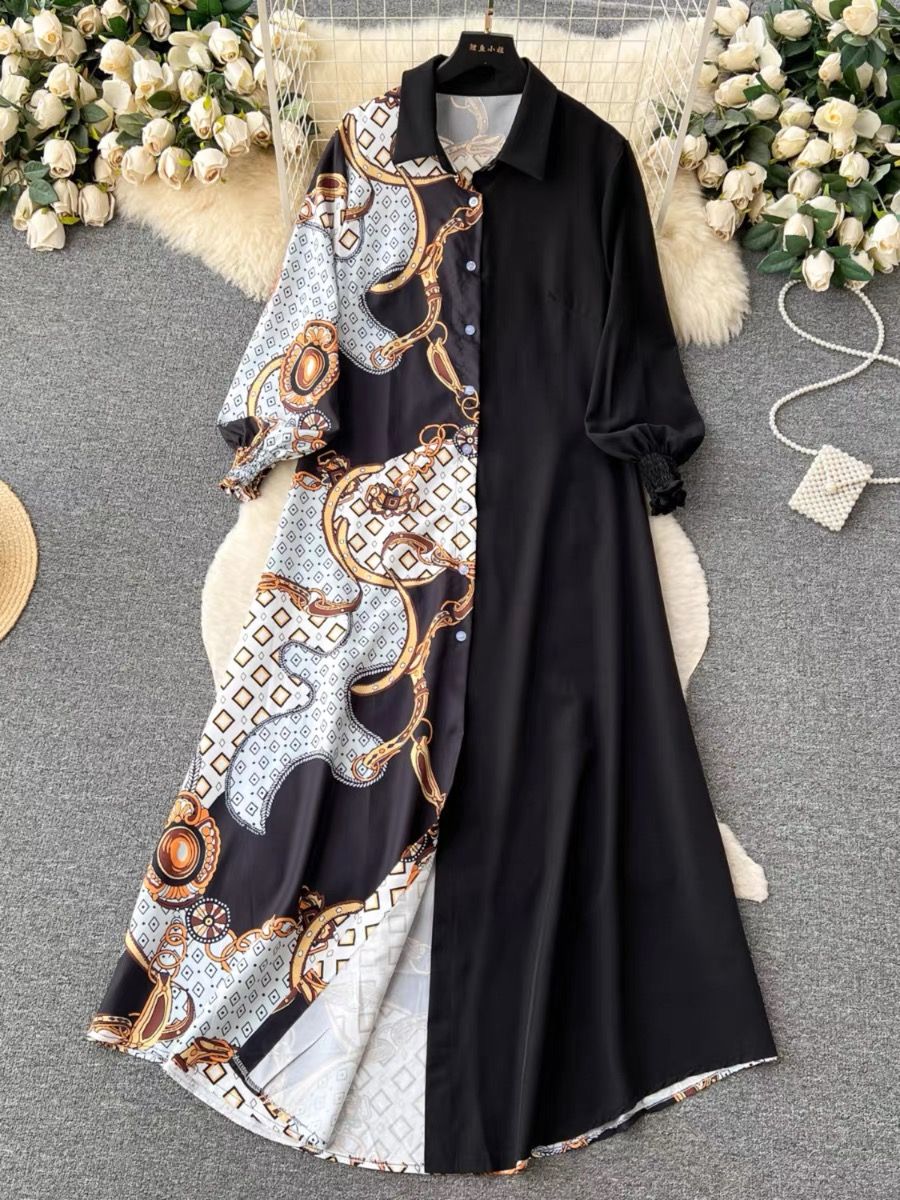 Exclusive invite shirt dress DZZ3398 image