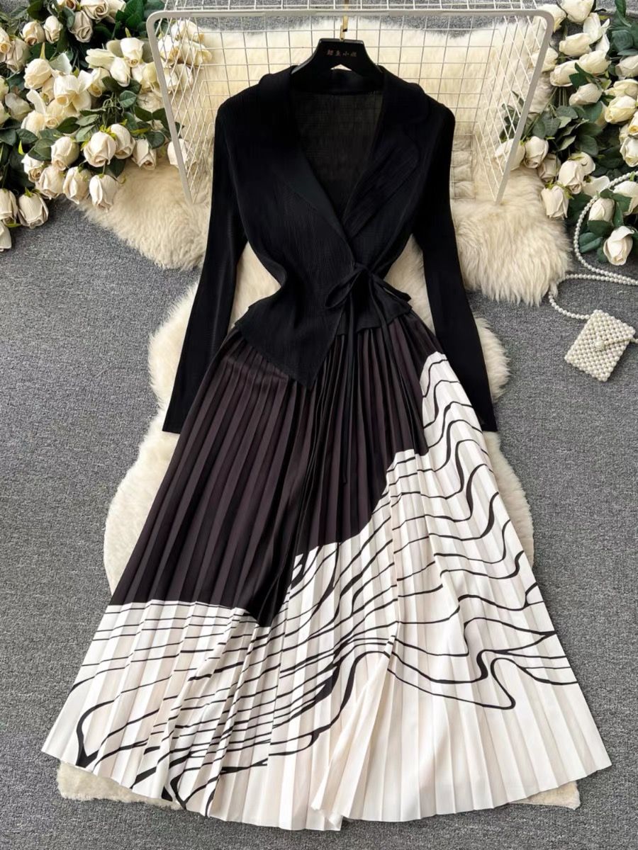 Blue flame designer dress KD147 image