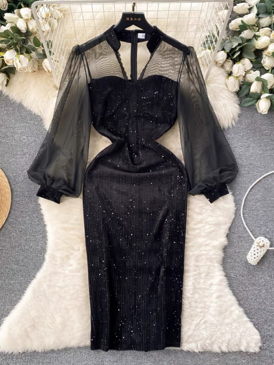 Black Barbie dress FBC119