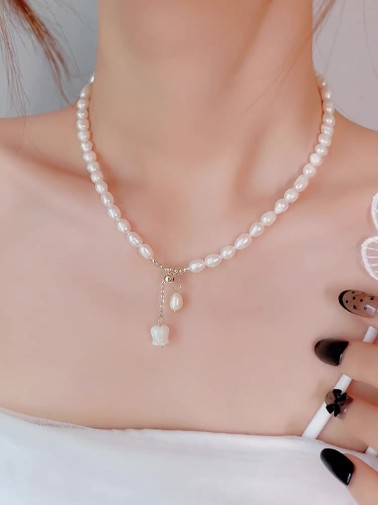 Diana little beads necklace JW148 image