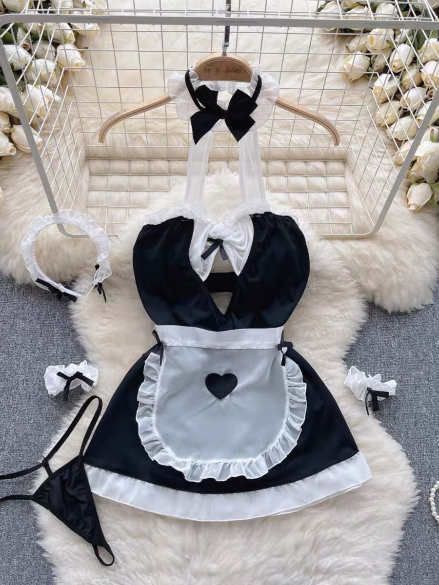 Just want you sexy Christmas maid set SE111 image