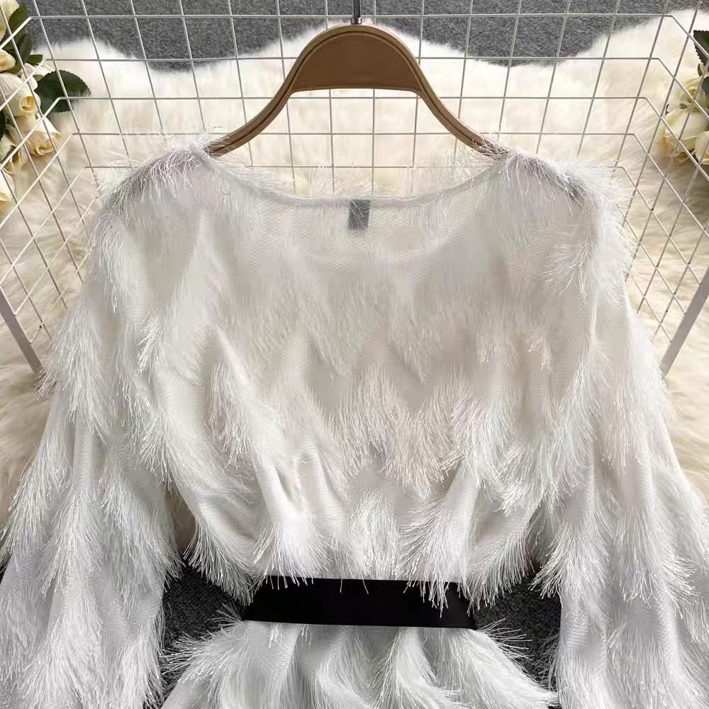 Sparkle & fringe gown CBC71 image