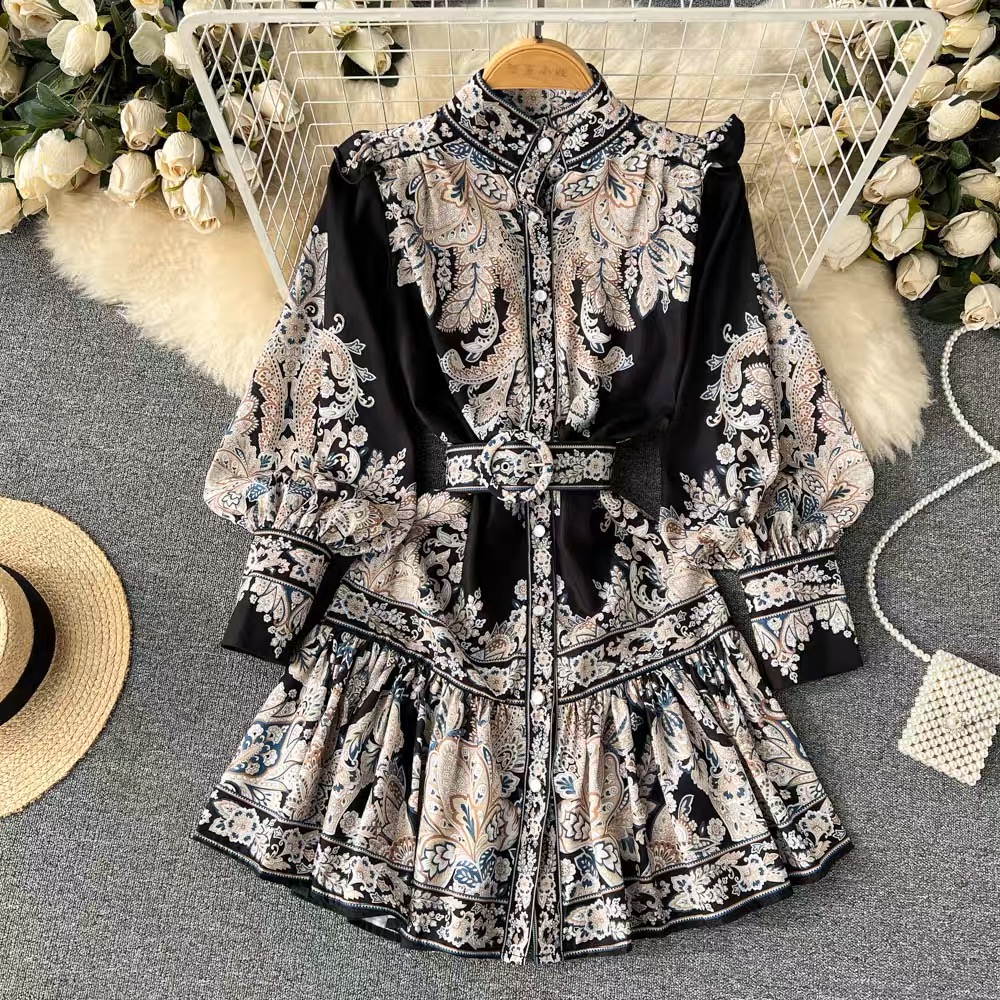Sasha print dress ED46