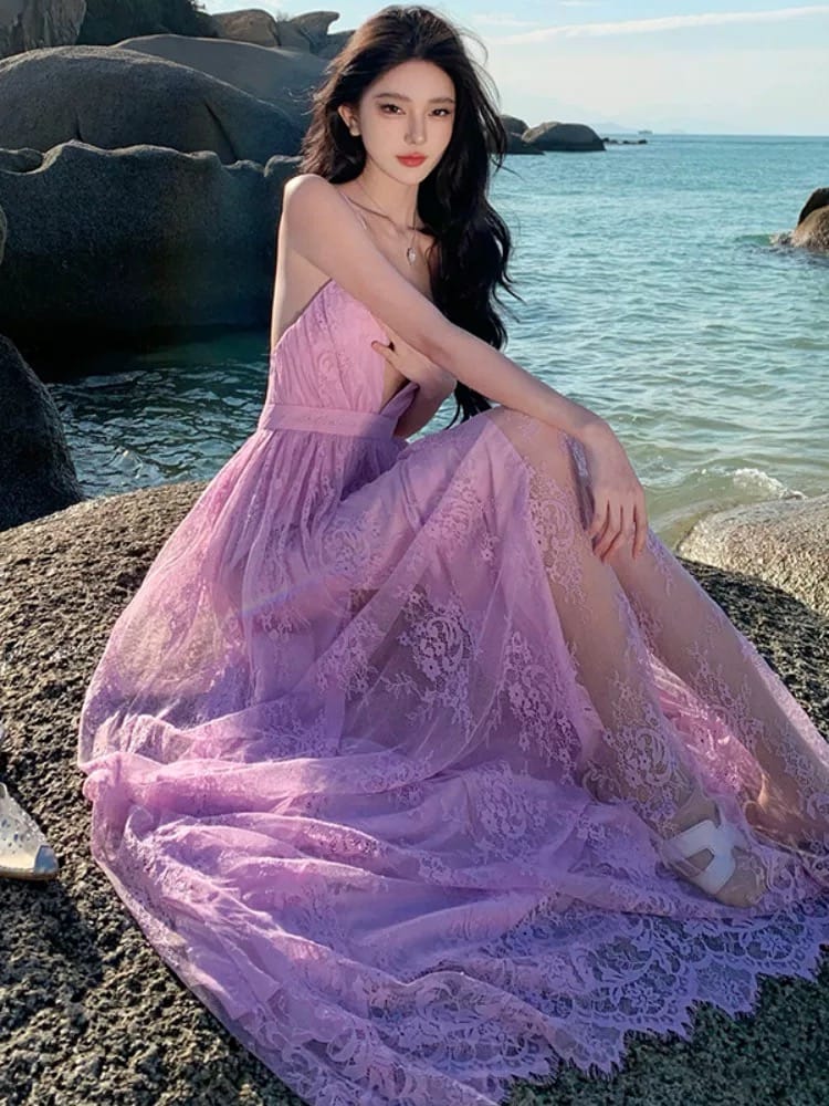 Chasing thrills lace dress FD890 image