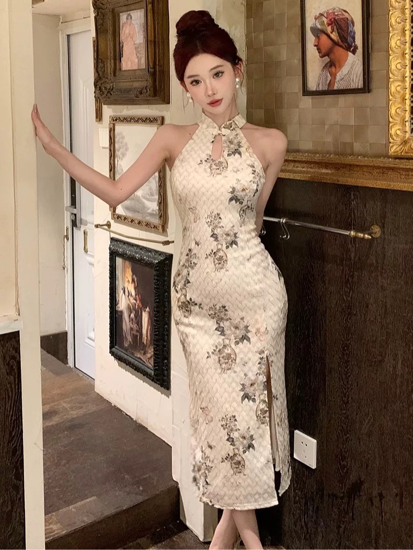 No feelings qipao dress Q231