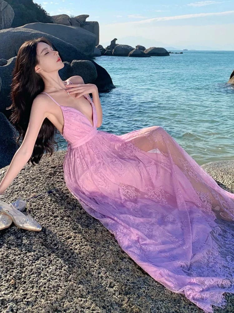 Chasing thrills lace dress FD890 image