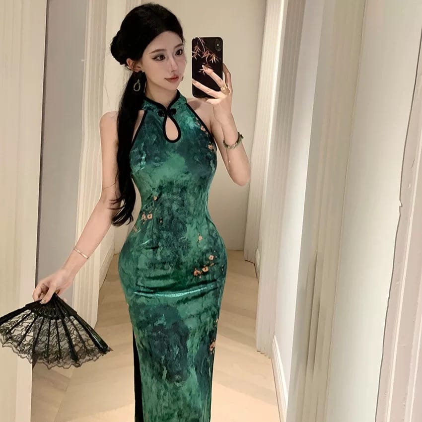 Alexis qipao dress Q228 image