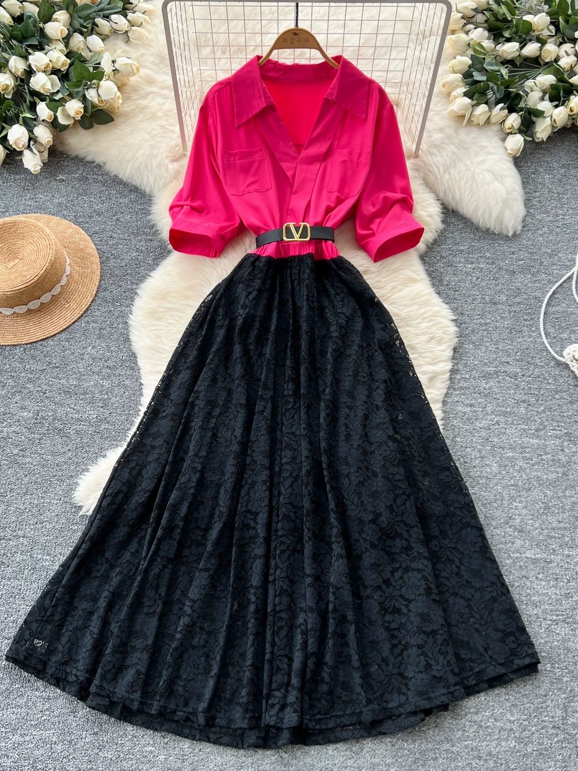 Try your luck lace dress FD1004 image