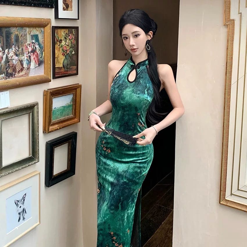 Alexis qipao dress Q228 image