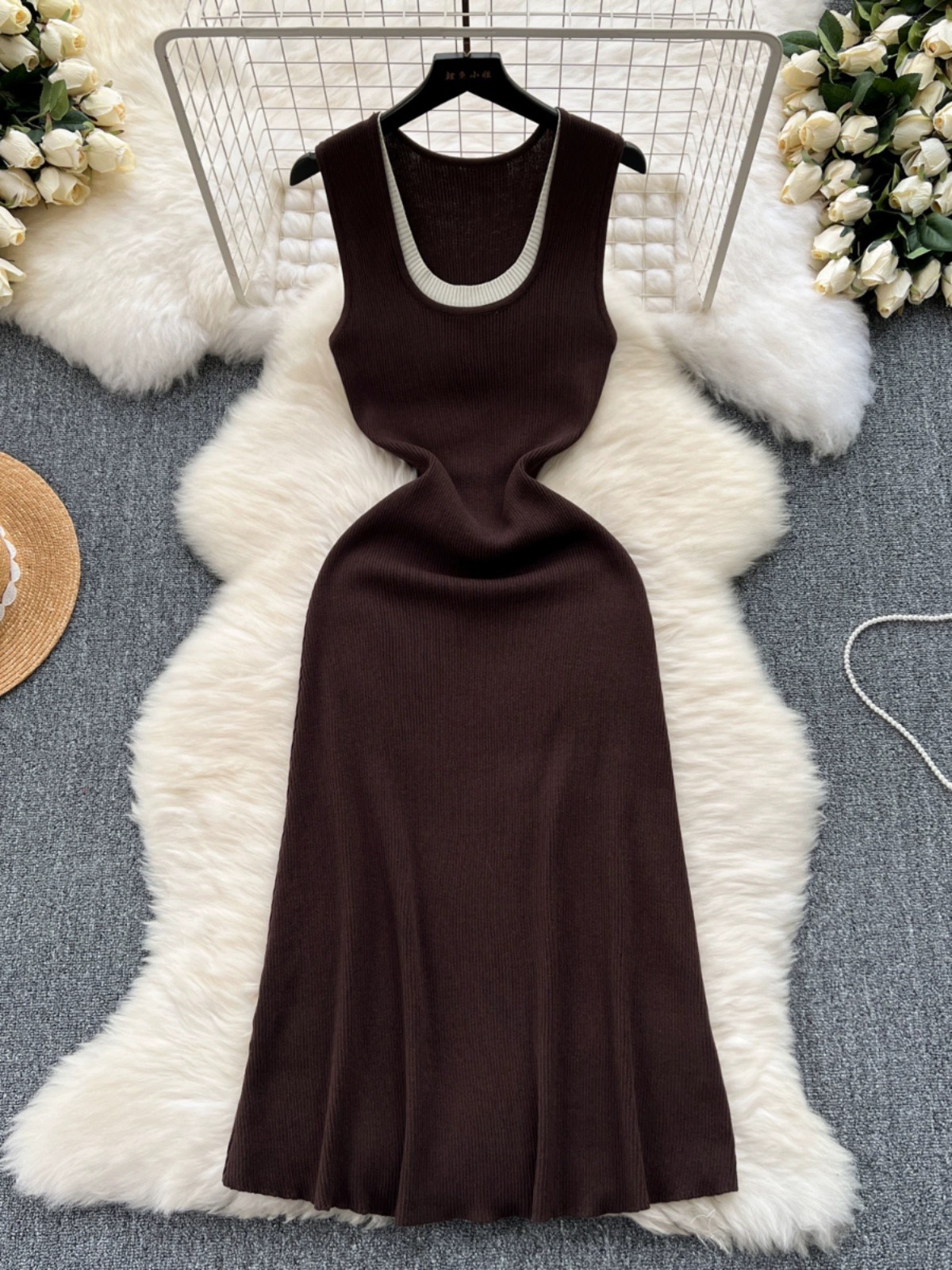 Something about this knitted dress KD265