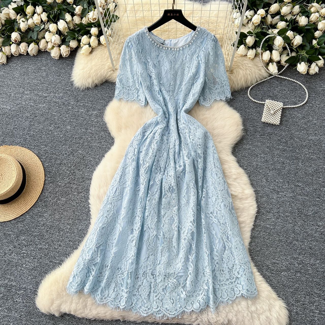 Miss sweetheart lace dress FD533 image