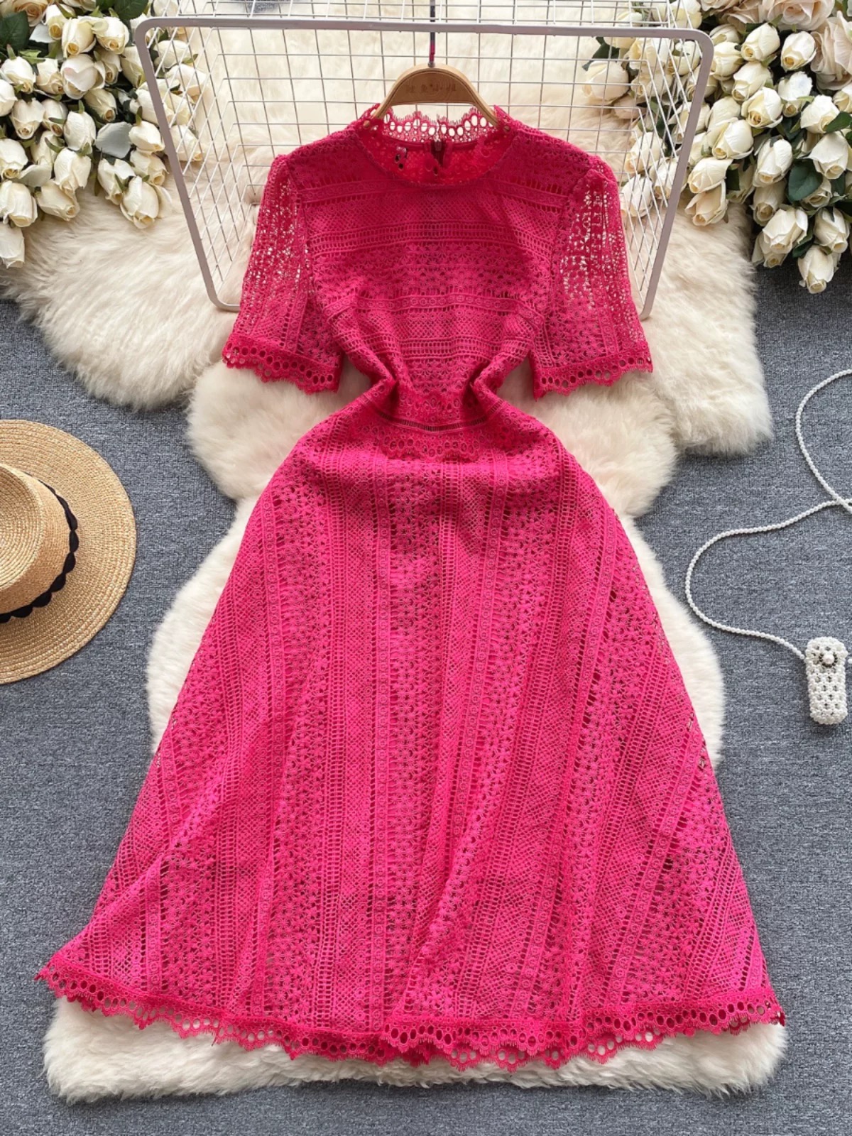 New York baby lace dress FD1121 image
