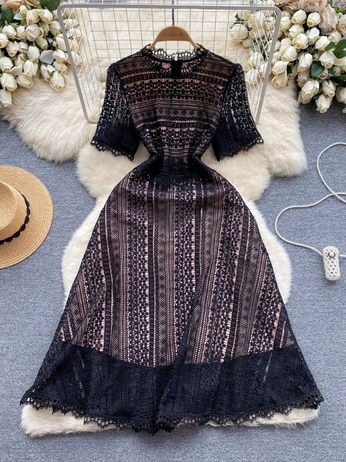 New York baby lace dress FD1121 image